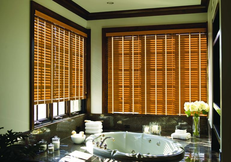 Southern California bathroom blinds